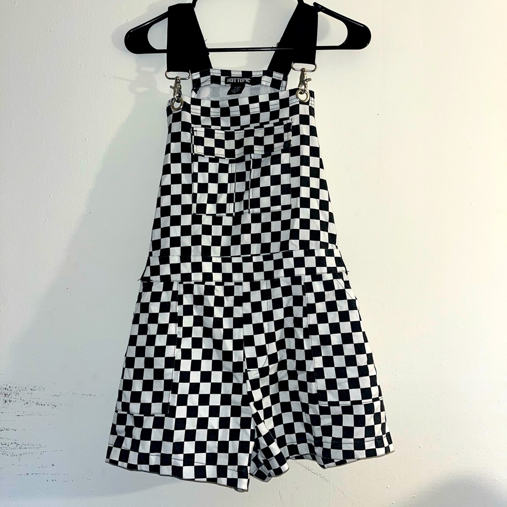 Checkered Overalls